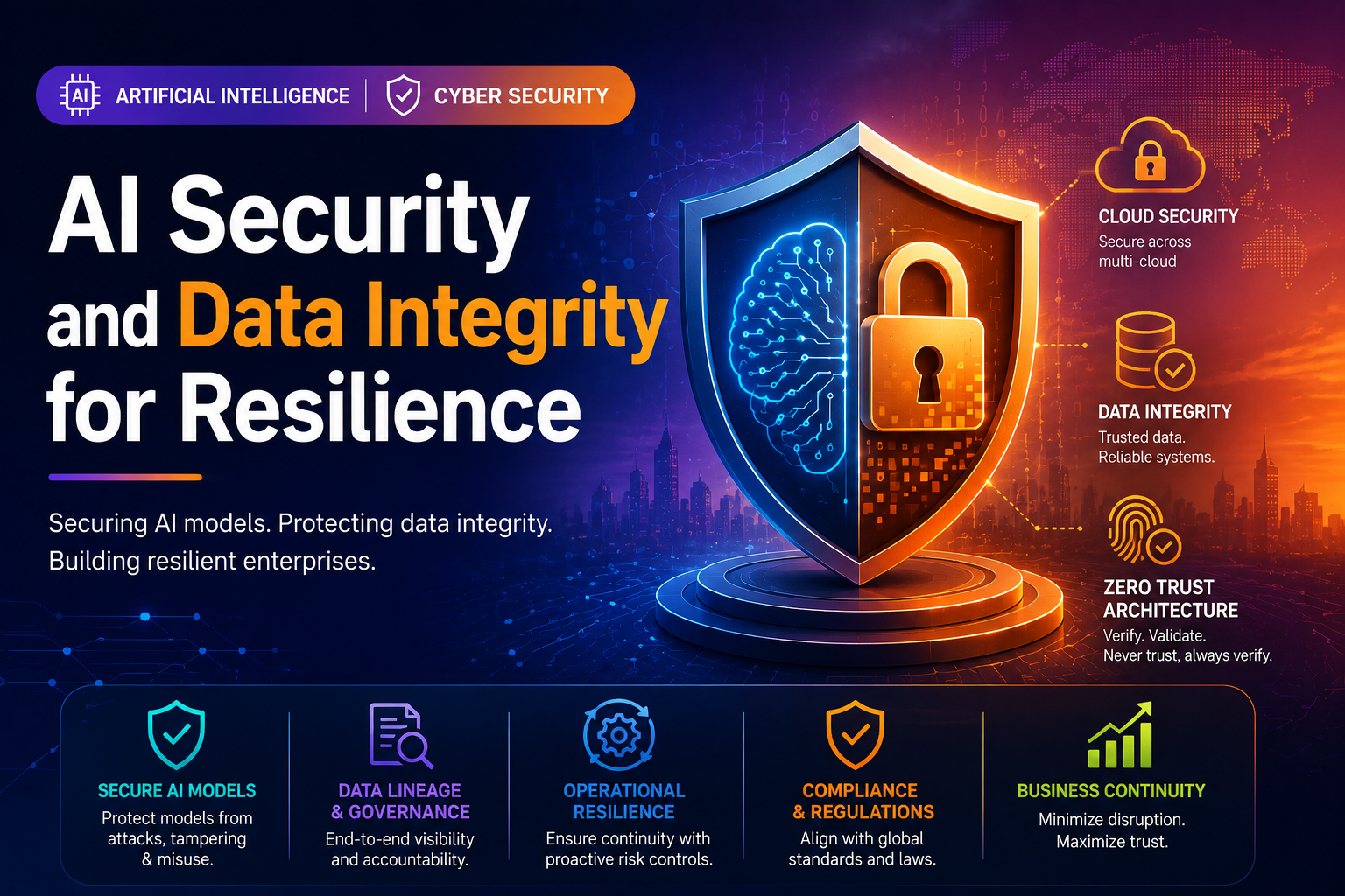AI Security and Data Integrity for Resilience